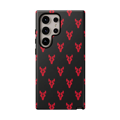 Mazatlán Bull Phone Case – Black Red Streetwear Tough Shockproof Cover