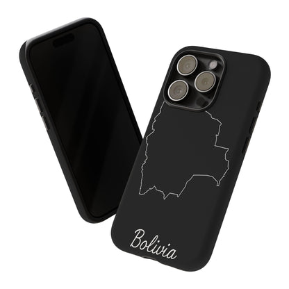 Bolivia Outline Phone Case – Minimal Country Map Tough Cover