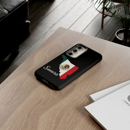 Sonora Mexico Flag Map Phone Case | Mexican American Pride Tough Case for iPhone & Samsung