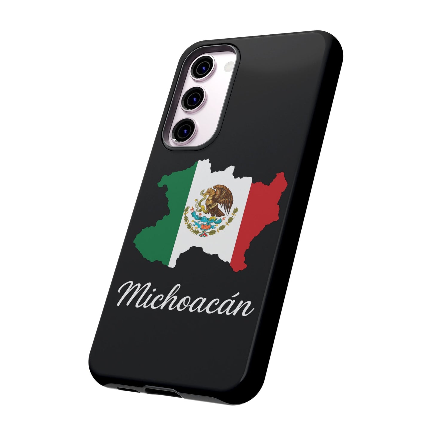 Michoacán Mexico Flag Map Phone Case | Mexican American Pride Tough Case for iPhone & Samsung