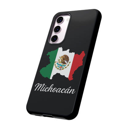 Michoacán Mexico Flag Map Phone Case | Mexican American Pride Tough Case for iPhone & Samsung