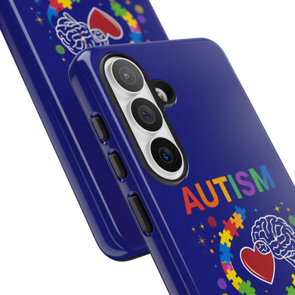 Autism Awareness Tough Case – "Love Connects All Pieces" Phone Case for Iphone, Samsung Galaxy and Pixel
