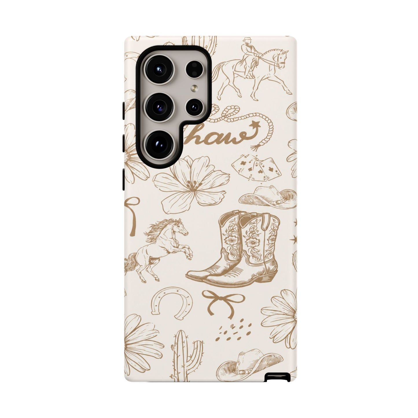 Western Cowgirl Phone Case for iPhone Samsung Galaxy Pixel Tough Case
