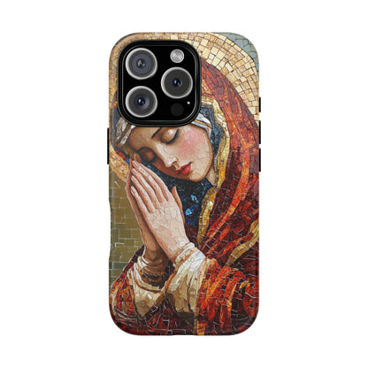 Virgin Mary Phone Case, Catholic Phone Case, Christian Aesthetic Case, Religious iPhone Case, Saint Art Case, Faith Gift