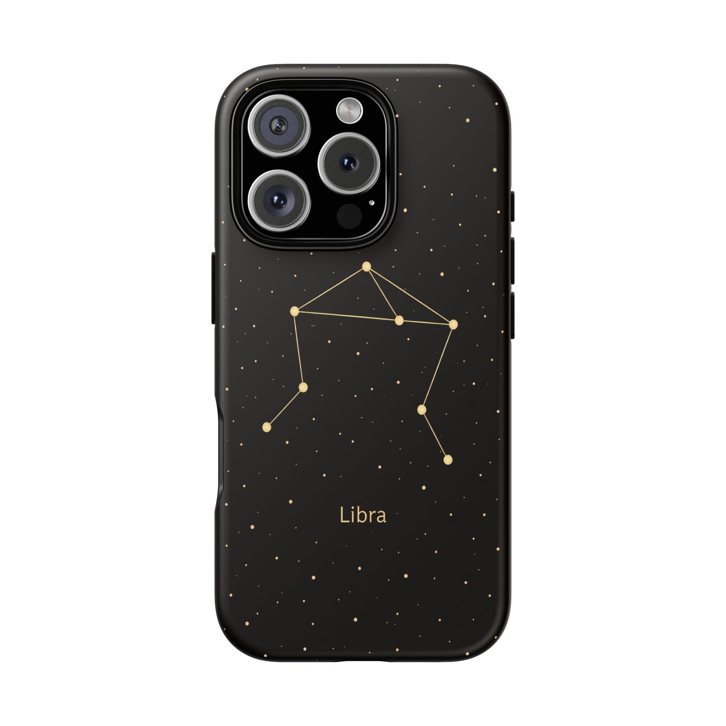 Libra Zodiac Constellation Phone Case – Luxe Gold Celestial Cover
