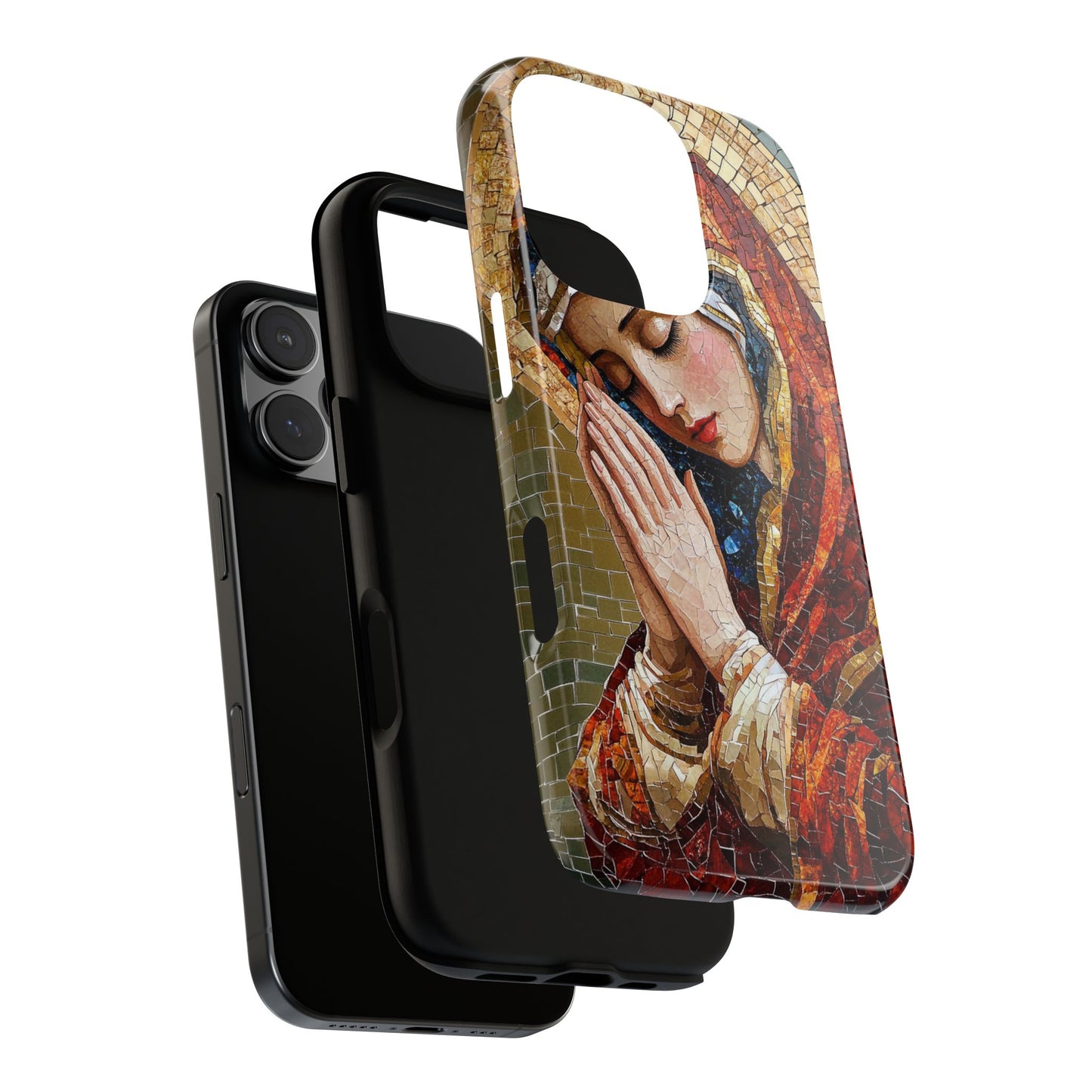 Virgin Mary Phone Case, Catholic Phone Case, Christian Aesthetic Case, Religious iPhone Case, Saint Art Case, Faith Gift
