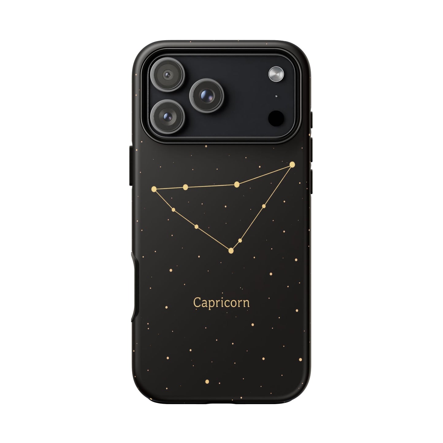 Capricorn Zodiac Constellation Phone Case – Luxe Gold Celestial Cover
