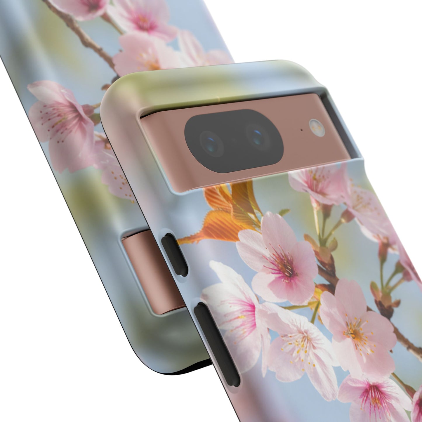 Cherry Blossom Phone Case – Pink Floral Tough Case (iPhone, Samsung Galaxy, Pixel)