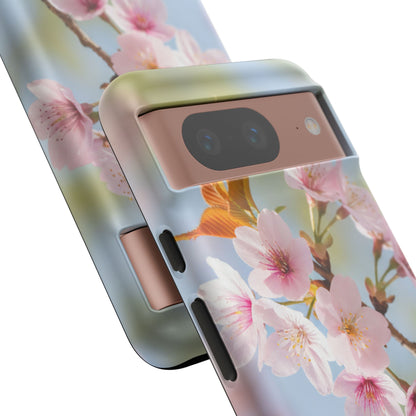 Cherry Blossom Phone Case – Pink Floral Tough Case (iPhone, Samsung Galaxy, Pixel)
