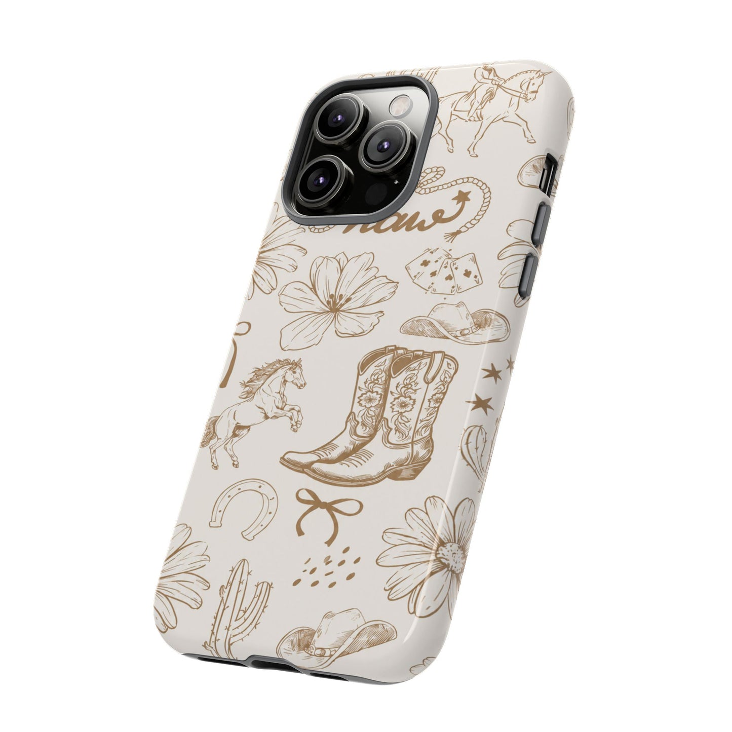 Western Cowgirl Phone Case for iPhone Samsung Galaxy Pixel Tough Case