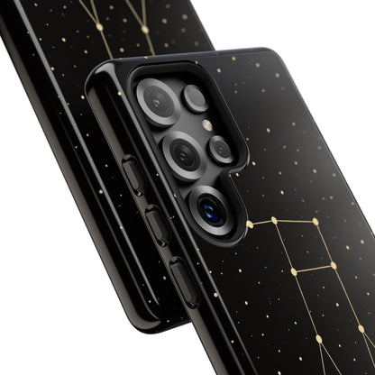 Gemini Zodiac Constellation Phone Case – Luxe Gold Celestial Cover