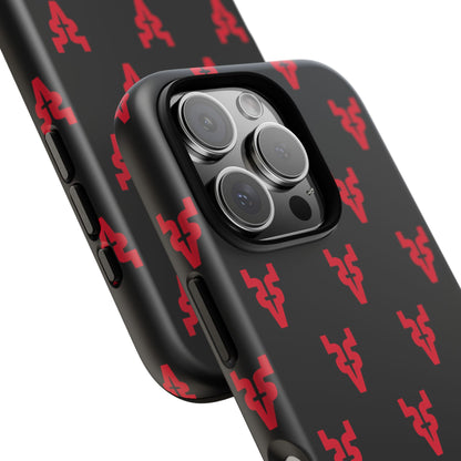 Mazatlán Bull Phone Case – Black Red Streetwear Tough Shockproof Cover
