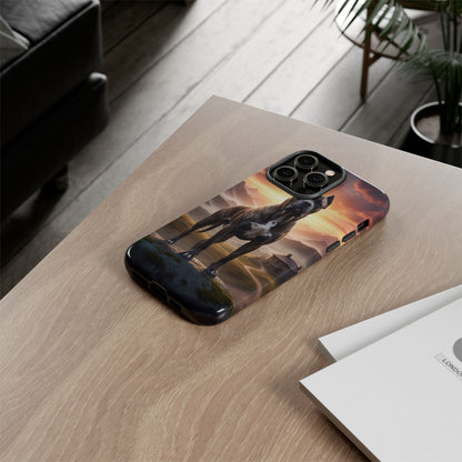 Cane Corso Phone Case – Guard Dog Sunset Tough Case (iPhone, Samsung, Pixel) | Dog Lover Gift