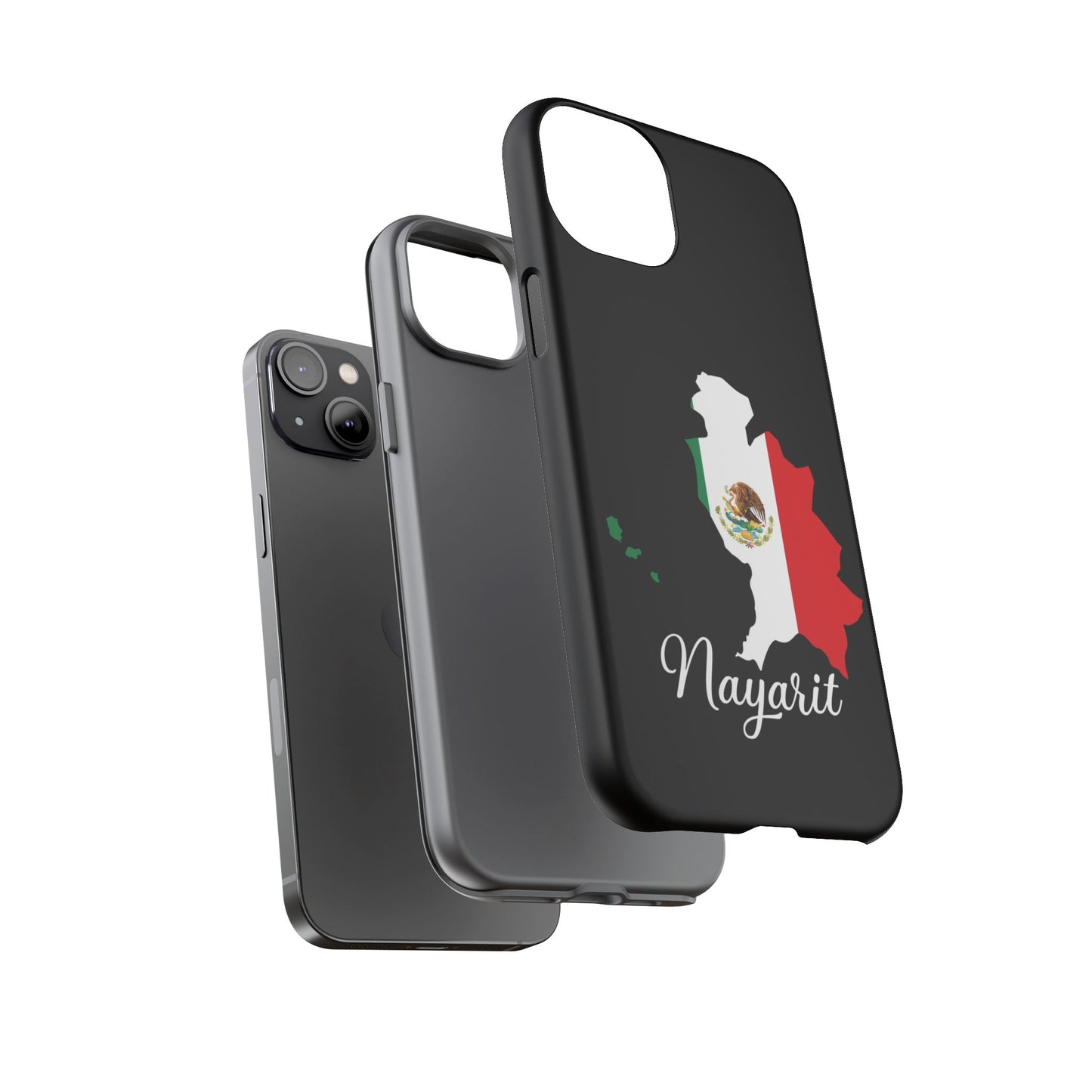 Nayarit Mexico Flag Map Phone Case | Mexican American Pride Tough Case for iPhone & Samsung