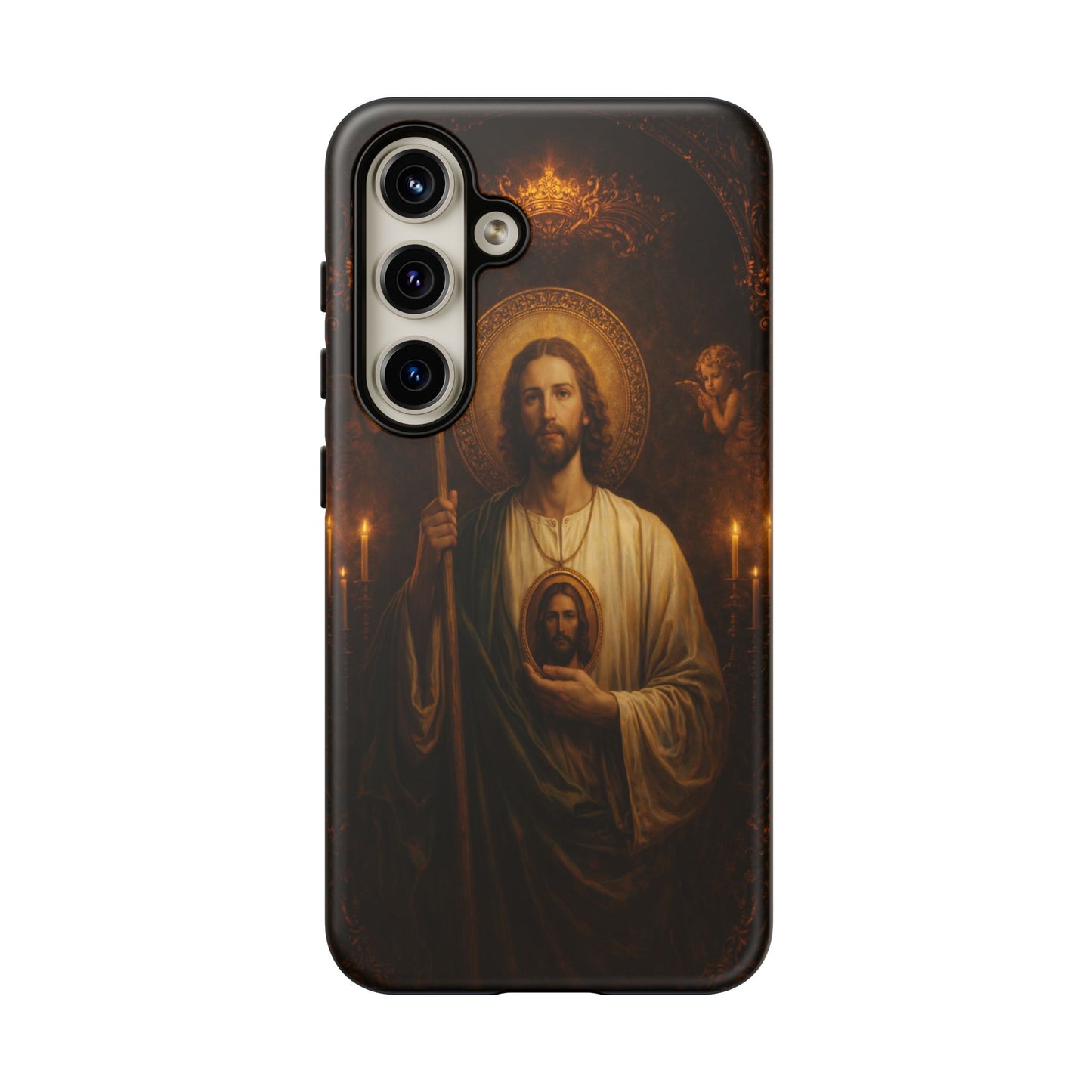 San Judas Phone Case Saint Jude Catholic Saint Religious Art Portrait Tough