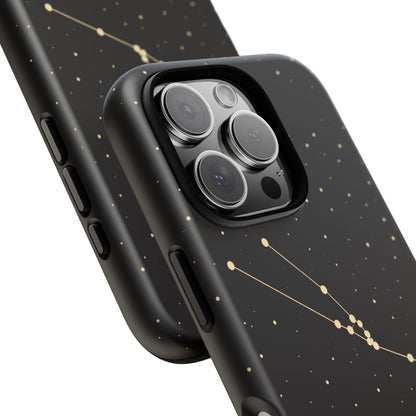 Taurus Zodiac Constellation Phone Case – Luxe Gold Celestial Cover