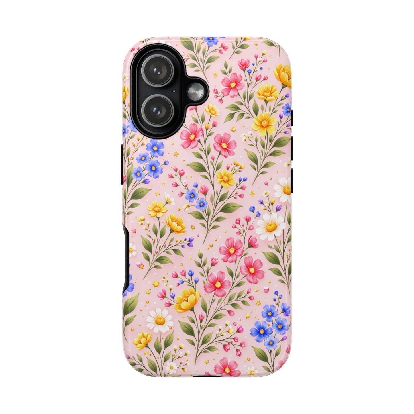 Wildflower Floral Phone Case Vintage Spring Meadow Tough Cover