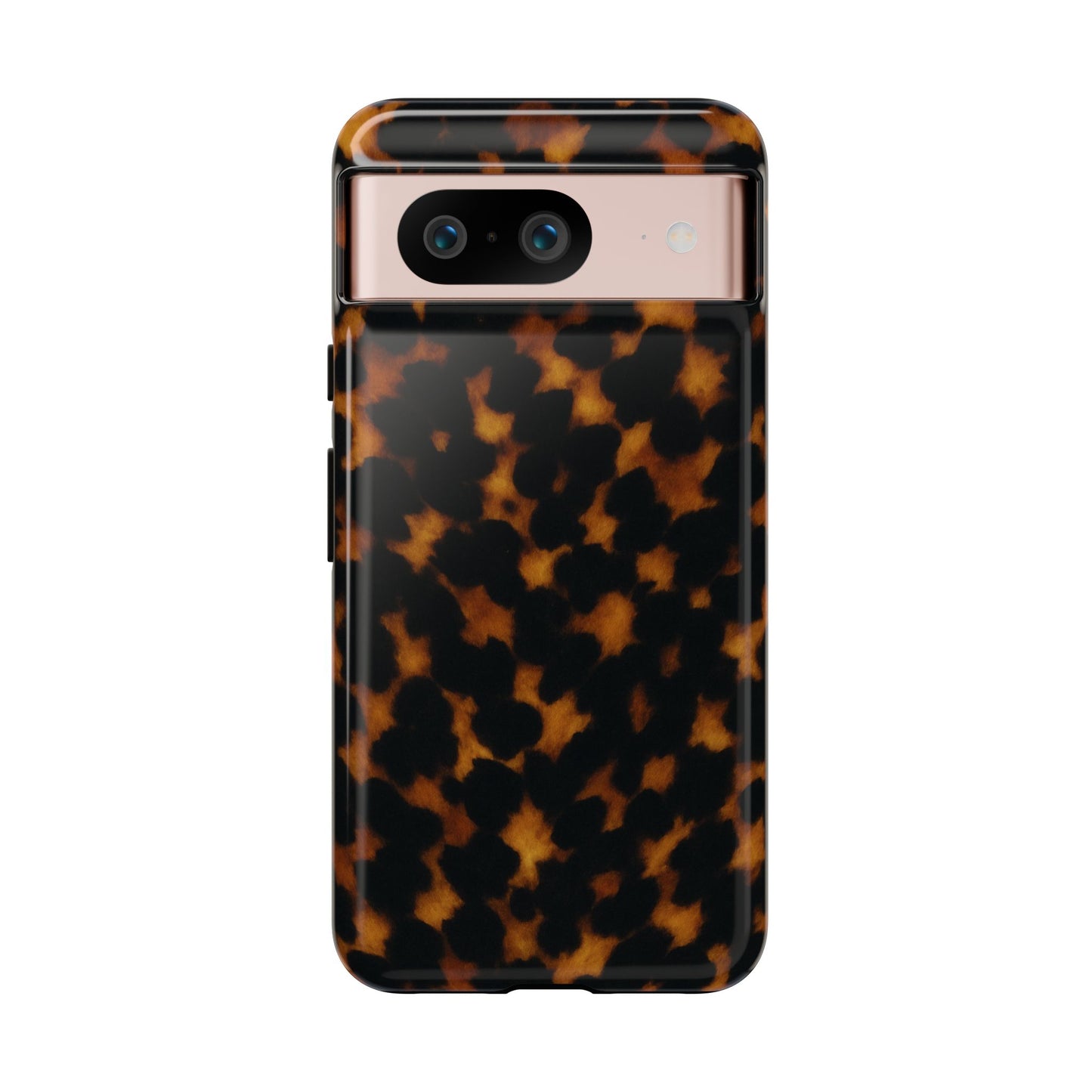 Tortoiseshell Phone Case – Brown Leopard Pattern Luxury Tough Protective Case