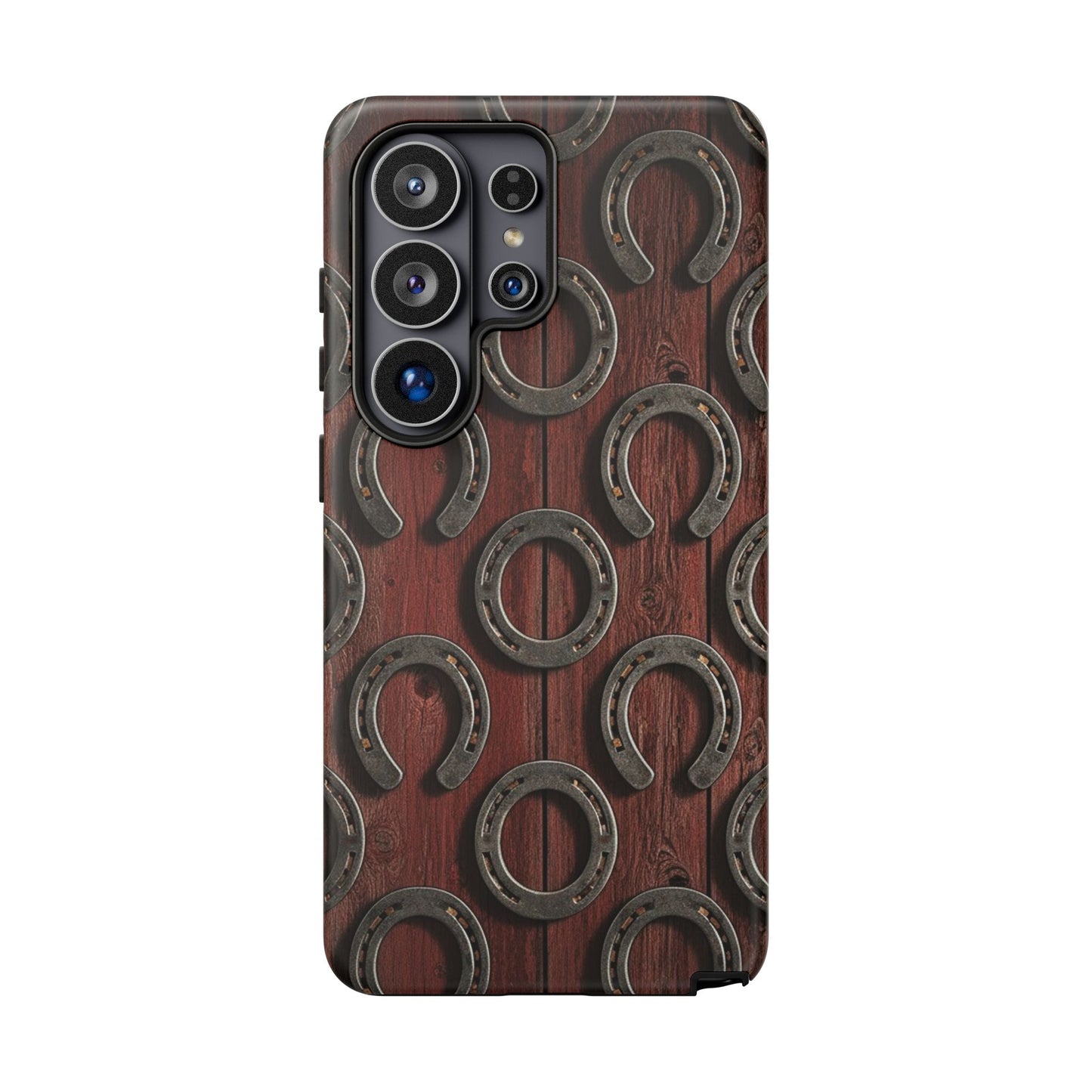 Rustic Horseshoe Western Phone Case – Cowboy Country Ranch Tough Case