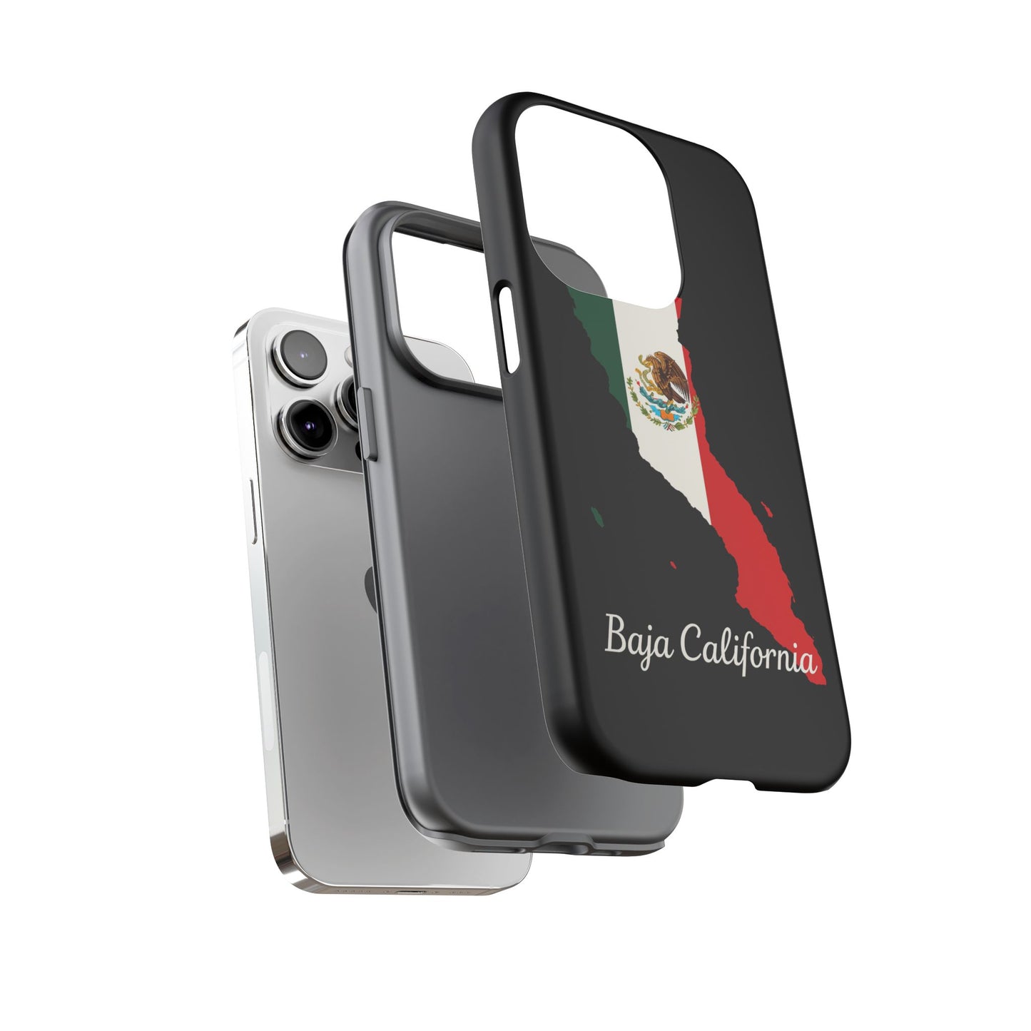 Baja California Mexico Flag Map Phone Case | Mexican American Pride Tough Case for iPhone & Samsung