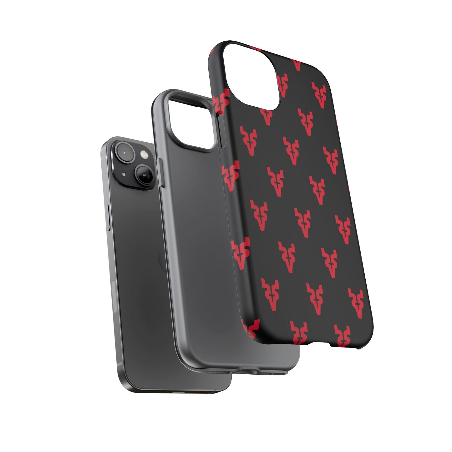 Mazatlán Bull Phone Case – Black Red Streetwear Tough Shockproof Cover