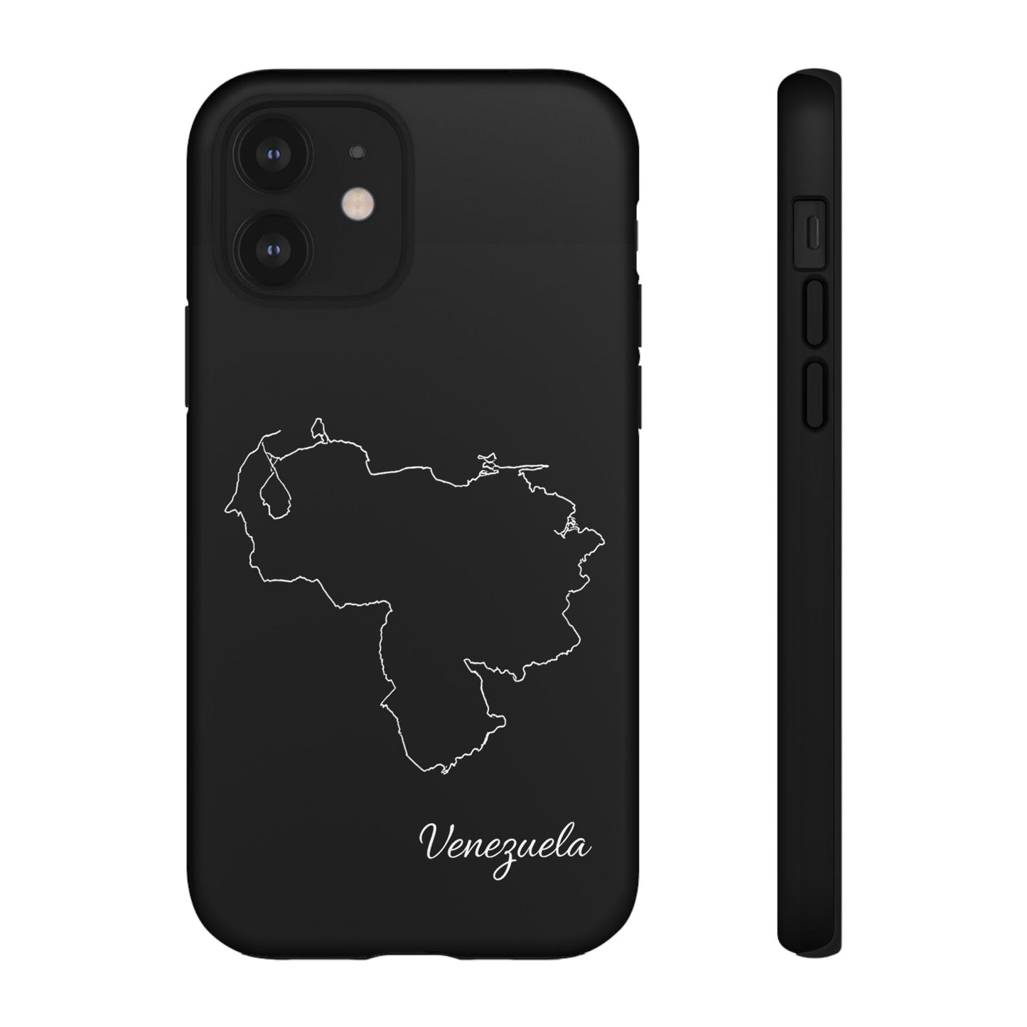Venezuela Outline Phone Case – Minimal Country Map Tough Case (iPhone, Samsung, Pixel)