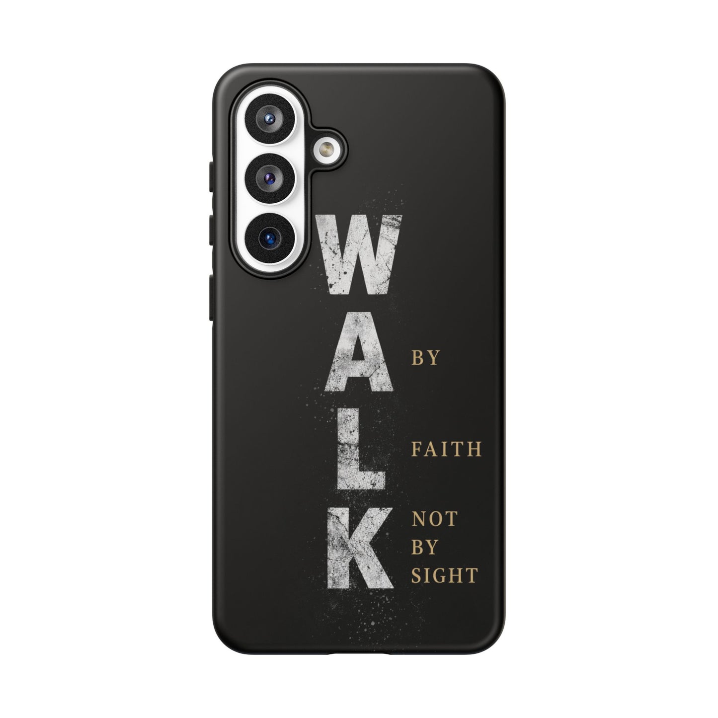 Walk by Faith Not by Sight Christian Phone Case Bible Verse Faith Cover