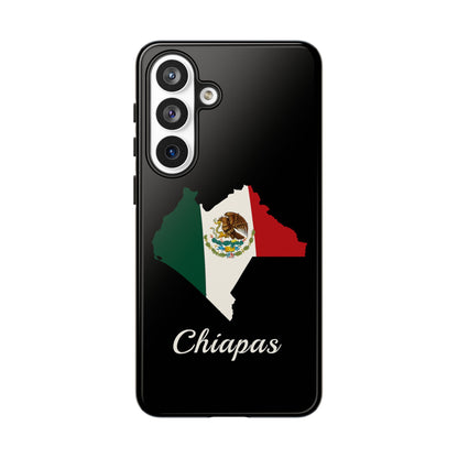 Chiapas Mexico Flag Map Phone Case | Mexican American Pride Tough Case for iPhone & Samsung