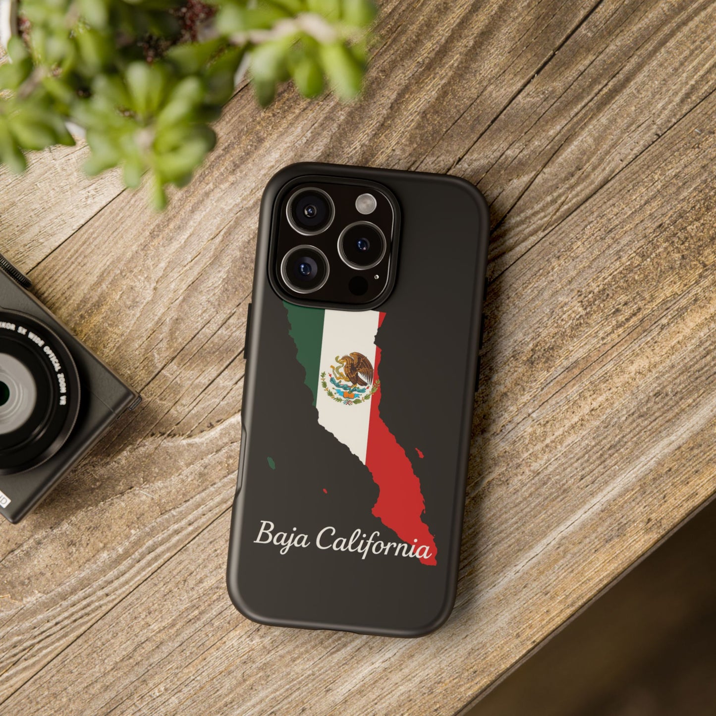 Baja California Mexico Flag Map Phone Case | Mexican American Pride Tough Case for iPhone & Samsung