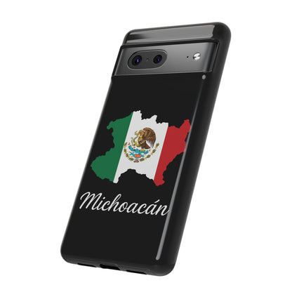 Michoacán Mexico Flag Map Phone Case | Mexican American Pride Tough Case for iPhone & Samsung