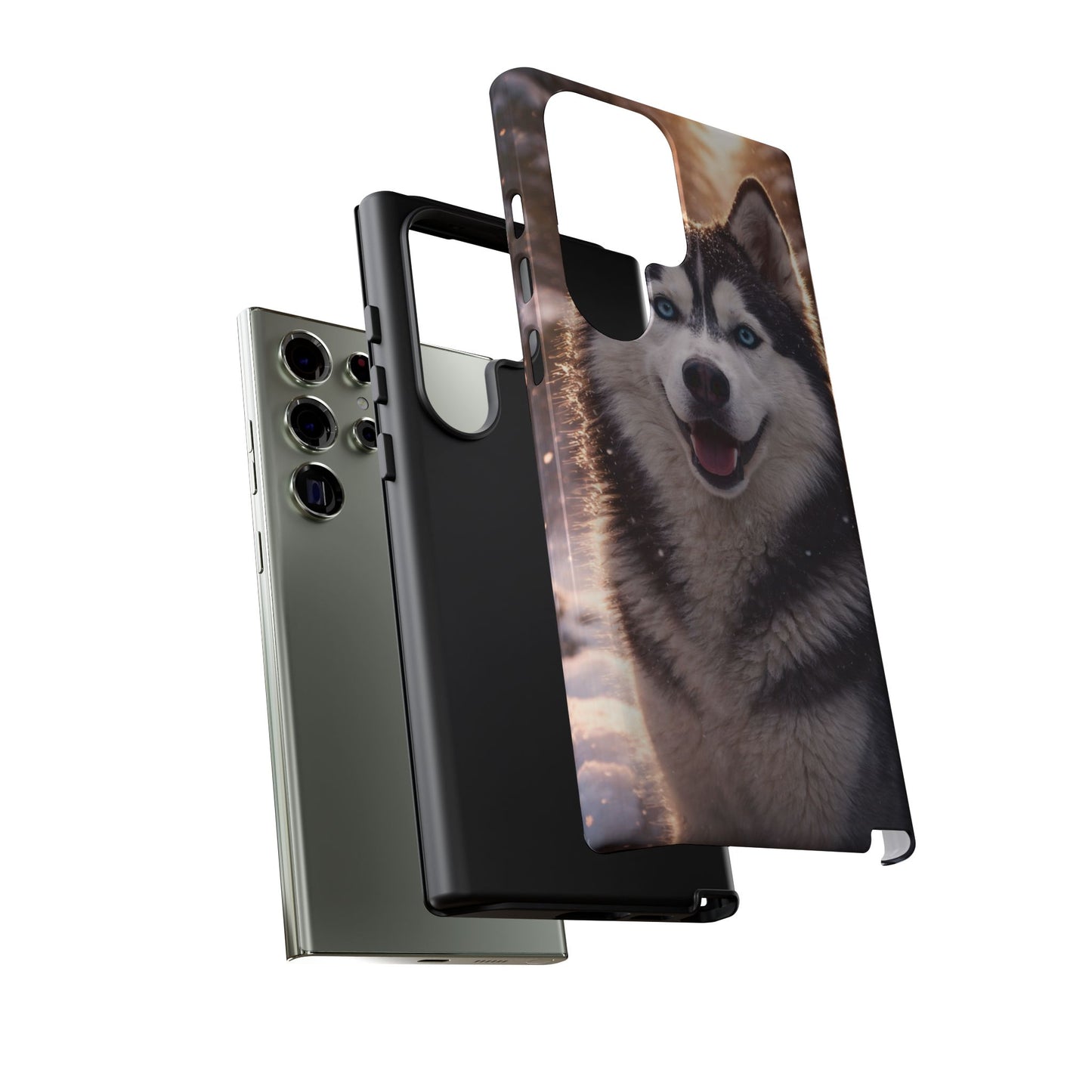 Siberian Husky Tough Phone Case | Blue Eyes Dog Cover Protective iPhone Case