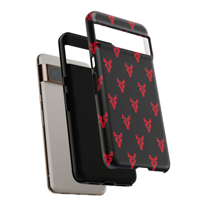 Mazatlán Bull Phone Case – Black Red Streetwear Tough Shockproof Cover