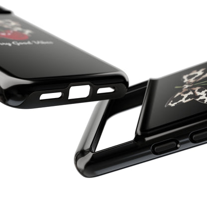 Cherry Cow Print Phone Case | Coquette Bow Aesthetic iPhone & Samsung Tough Case