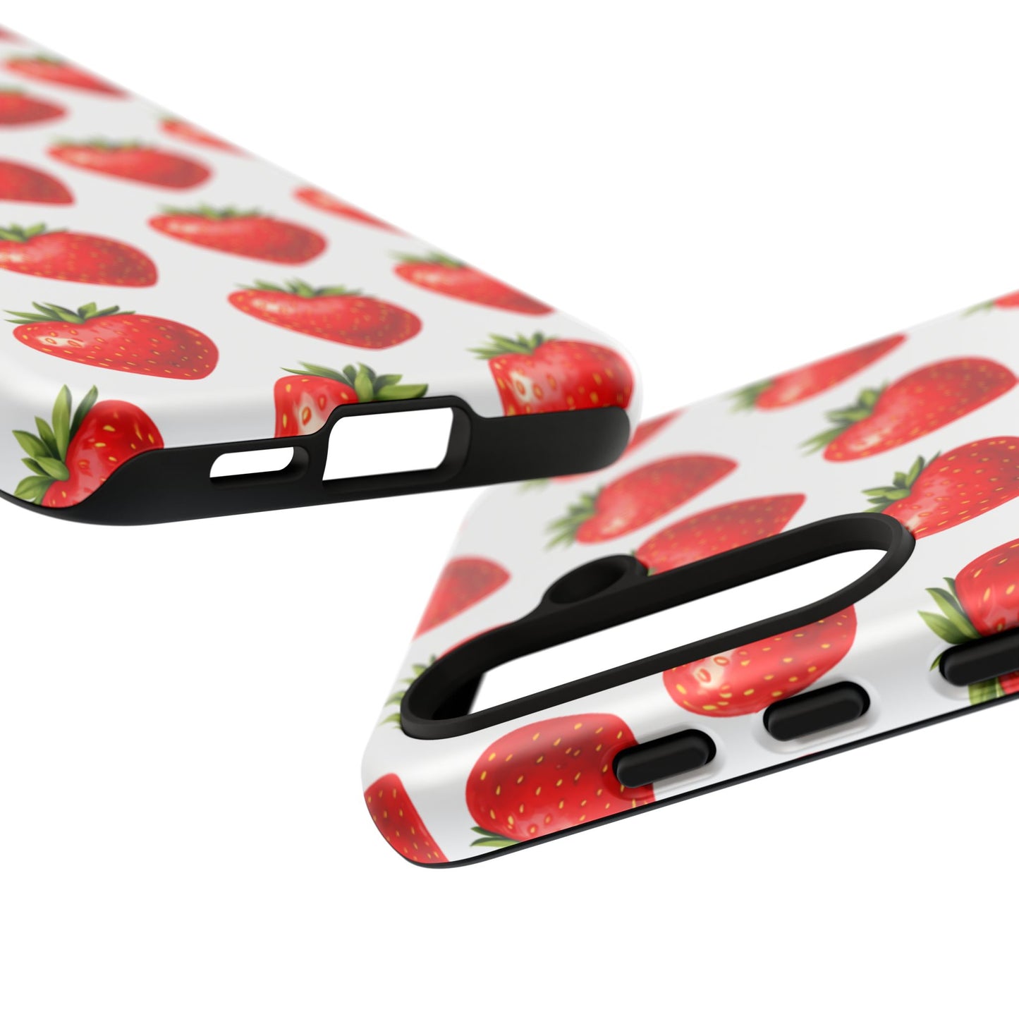 Cute Strawberry Phone Case – Aesthetic Fruit Pattern Protective Cover for Iphone, Samsung Galaxy and Pixel