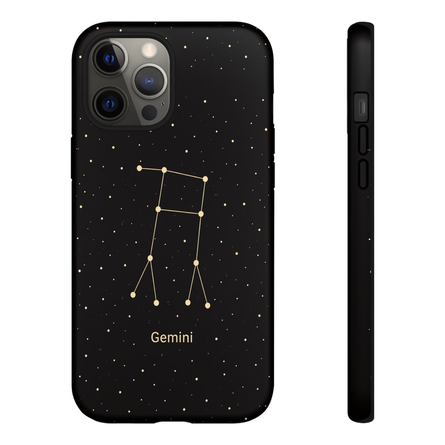 Gemini Zodiac Constellation Phone Case – Luxe Gold Celestial Cover