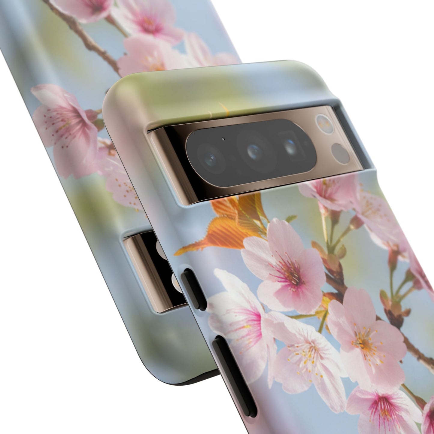 Cherry Blossom Phone Case – Pink Floral Tough Case (iPhone, Samsung Galaxy, Pixel)