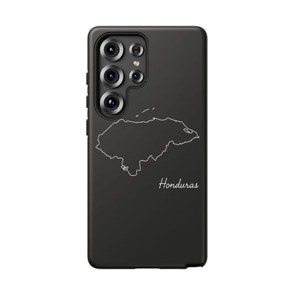 Honduras Outline Phone Case – Minimal Country Map Tough Case (iPhone, Samsung, Pixel)