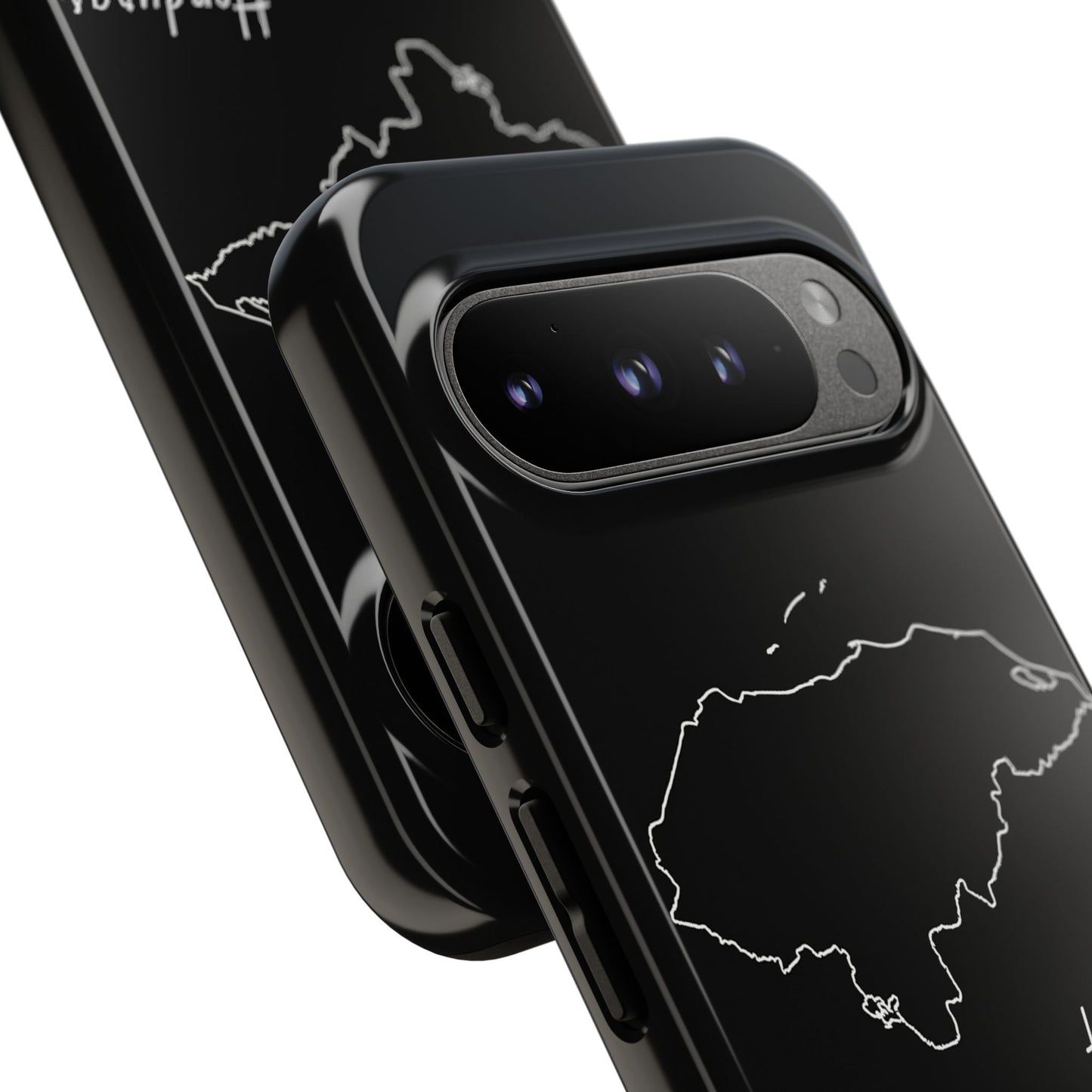 Honduras Outline Phone Case – Minimal Country Map Tough Case (iPhone, Samsung, Pixel)