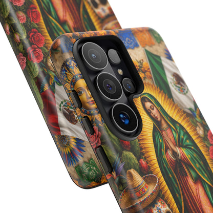 Virgen de Guadalupe Phone Case Mexican Floral iPhone Samsung Pixel Case
