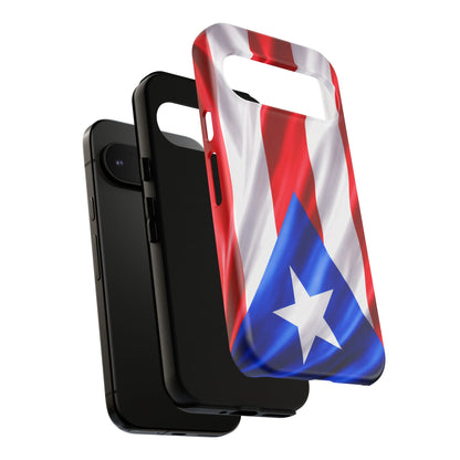 Puerto Rico Flag Phone Case | Boricua Pride Tough Case | Puerto Rican Flag Protective Cover for iPhone & Samsung