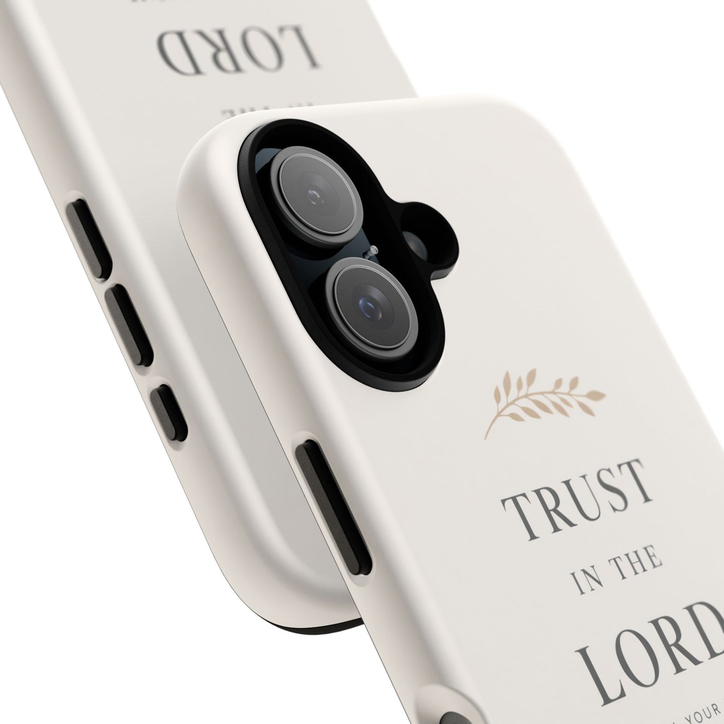 Proverbs 3:5 Christian Phone Case Trust in the Lord Minimalist Faith Cover
