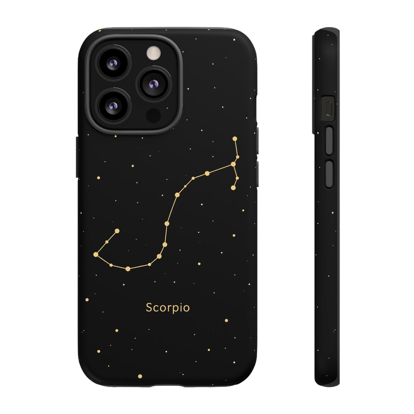 Scorpio Zodiac Constellation Phone Case – Luxe Gold Celestial Cover