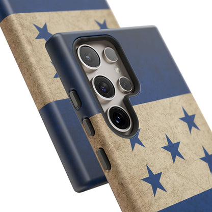 Honduras Flag Phone Case | Vintage Honduran Flag iPhone & Samsung Tough Protective Case