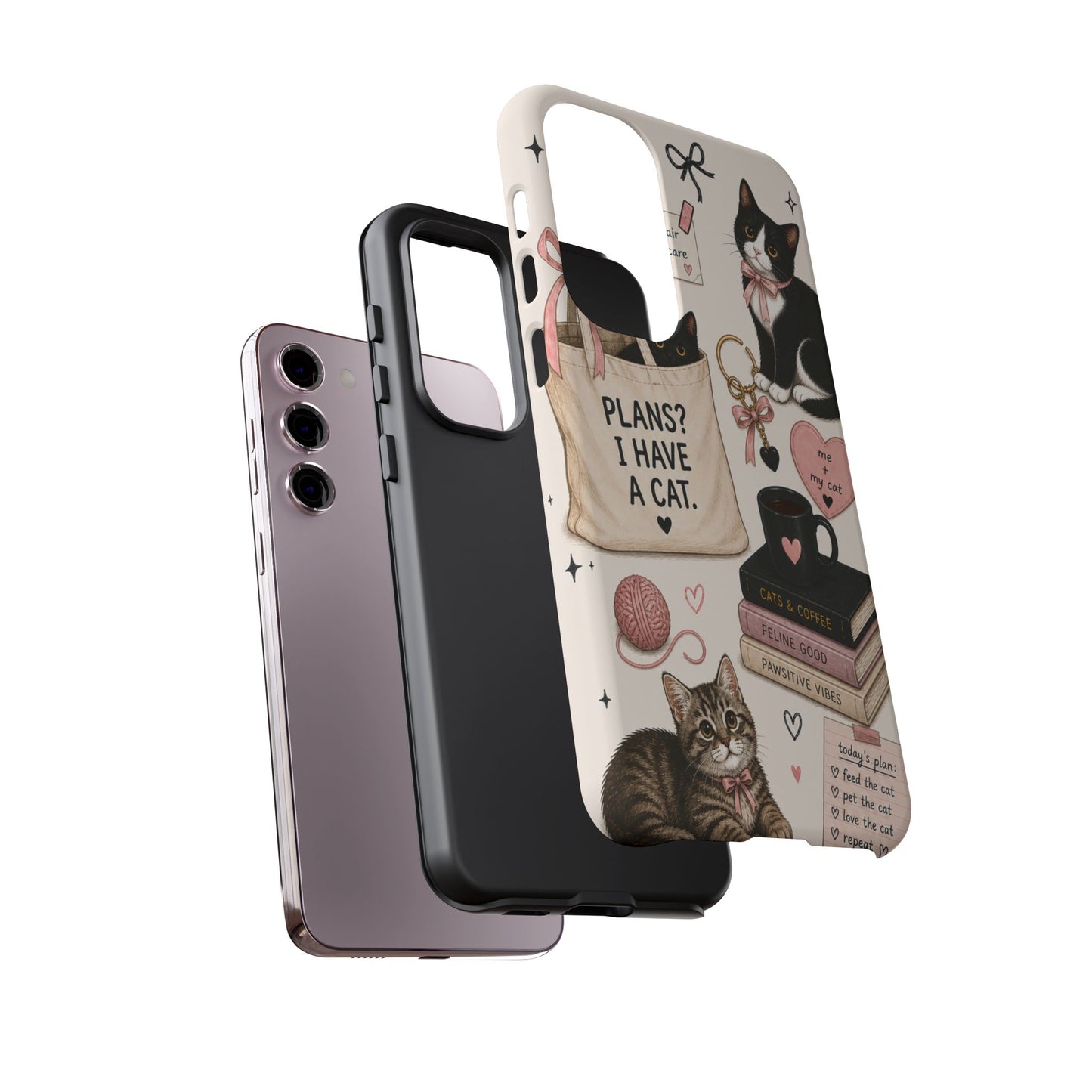 Cat Lover Phone Case | Plans? I Have A Cat Cute Aesthetic Cover