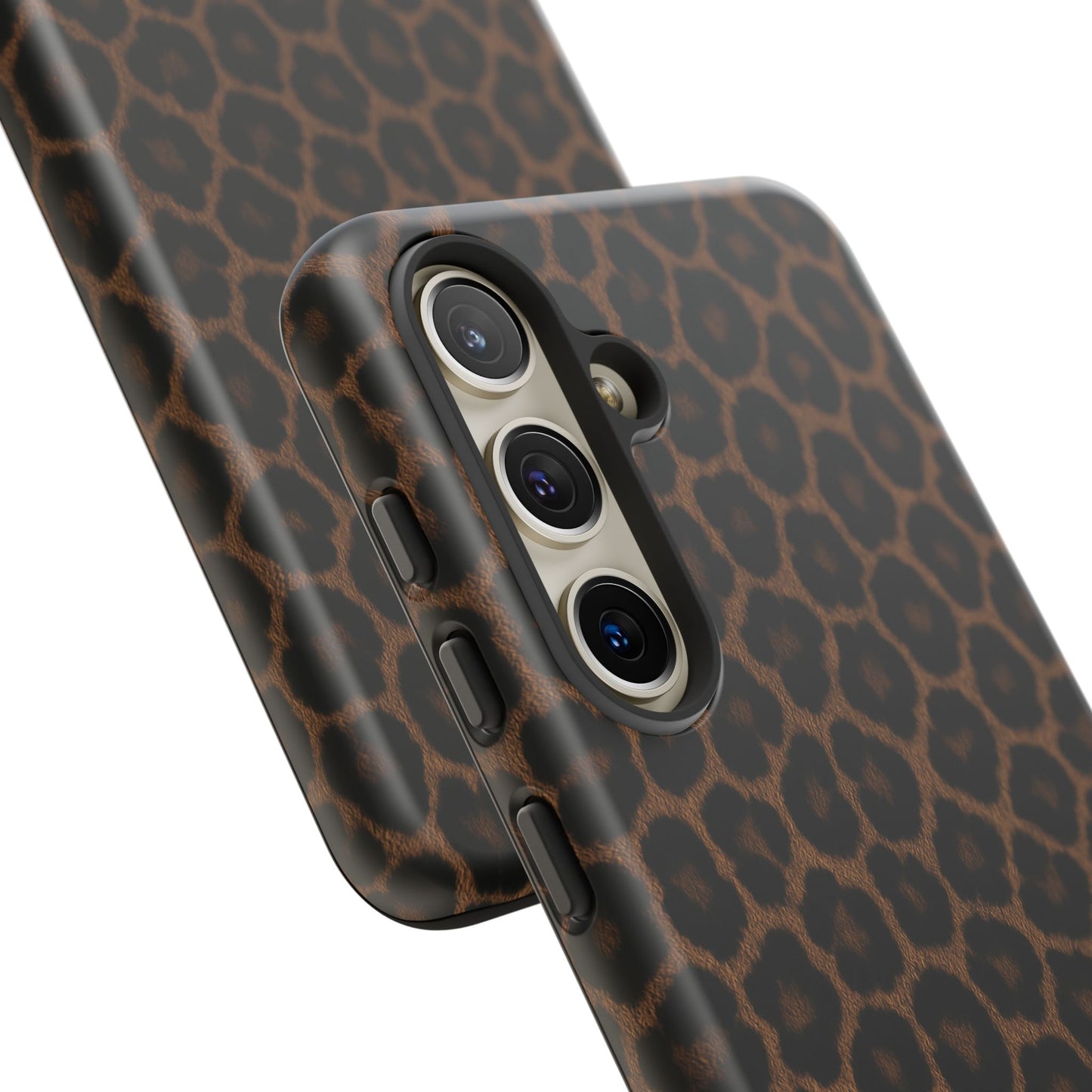 Brown Leopard Print Phone Case | Classic Animal Print Aesthetic Tough Protective Case