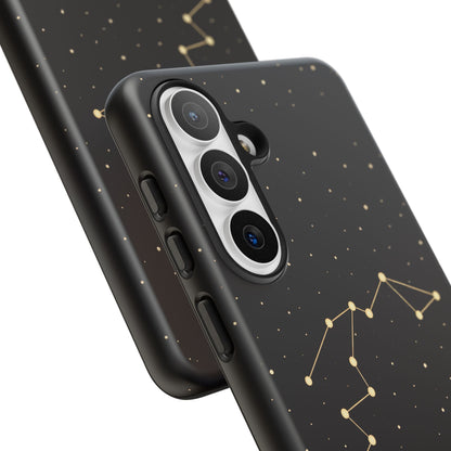 Aquarius Zodiac Constellation Phone Case – Luxe Gold Celestial Cover