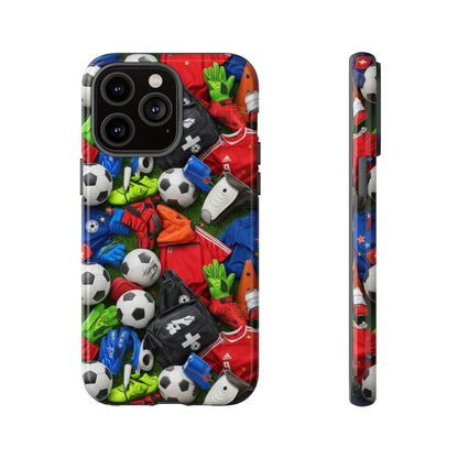 Soccer Ball Pattern Phone Case – Sports Fan Tough Protective Game Day Case