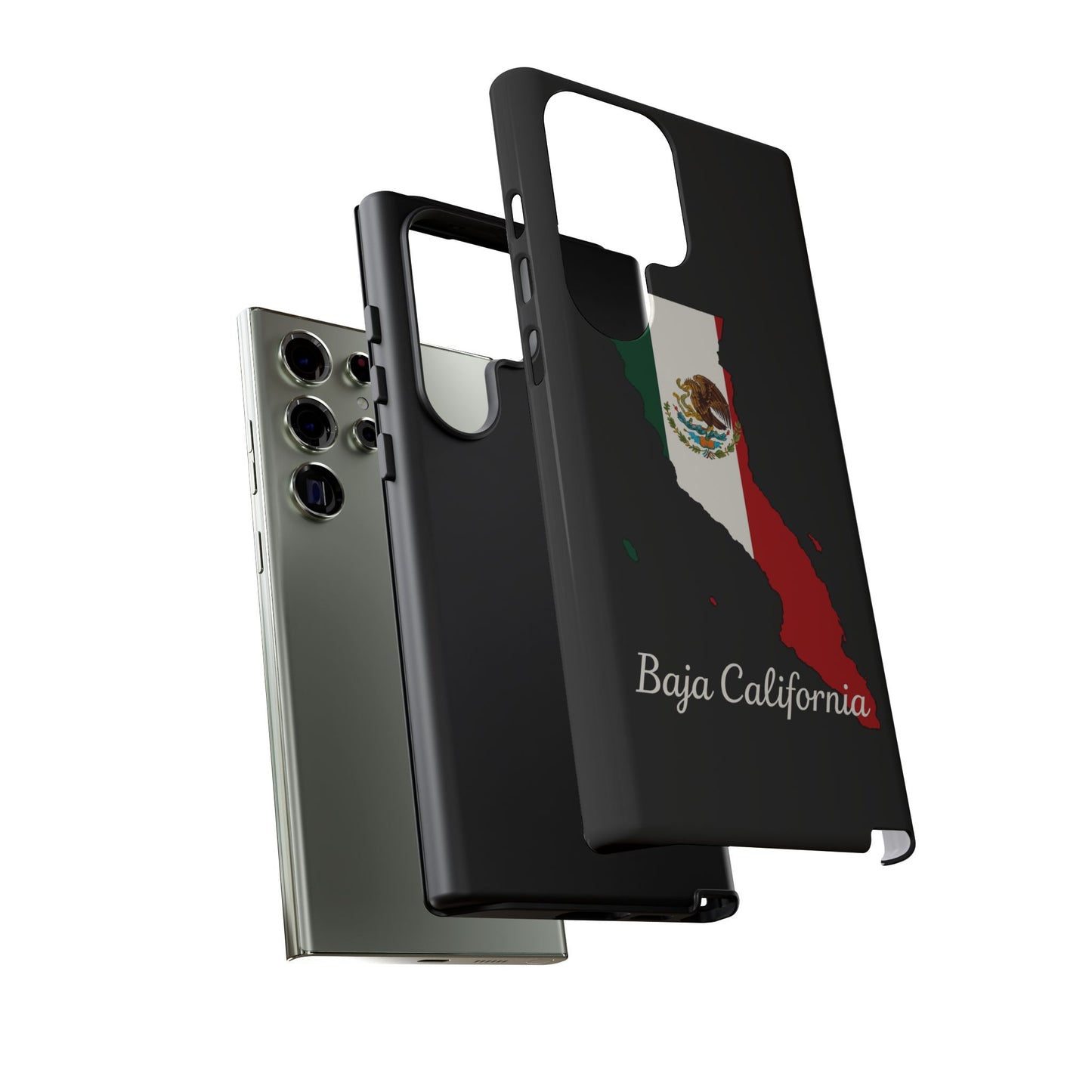 Baja California Mexico Flag Map Phone Case | Mexican American Pride Tough Case for iPhone & Samsung