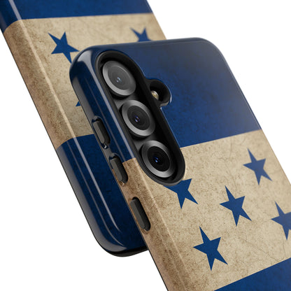 Honduras Flag Phone Case | Vintage Honduran Flag iPhone & Samsung Tough Protective Case