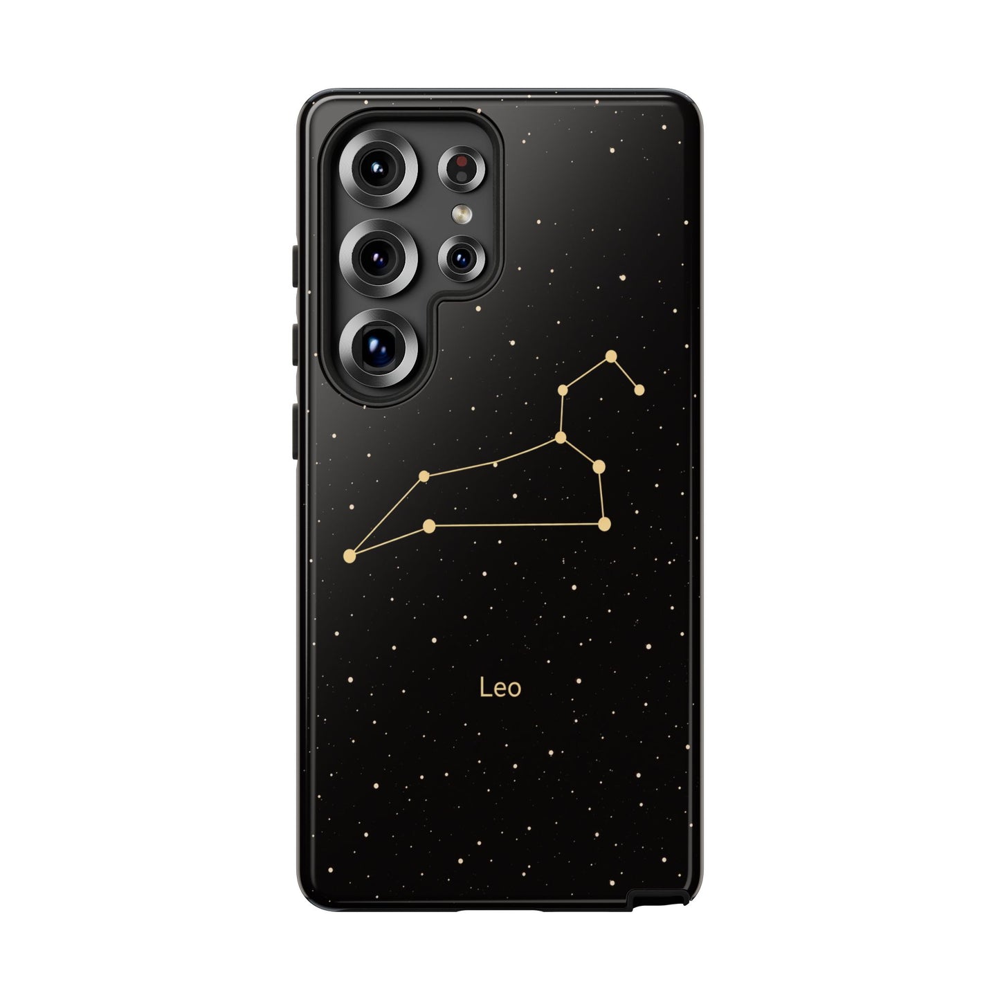 Leo Zodiac Constellation Phone Case – Luxe Gold Celestial Cover